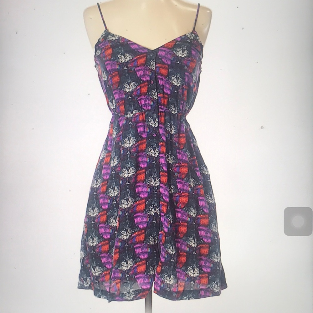 Silk Ecote dress. With pockets